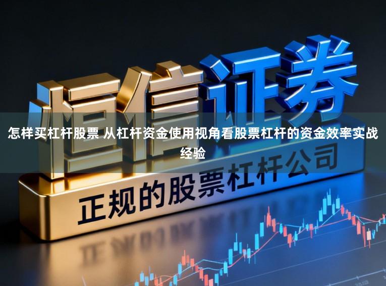 怎样买杠杆股票 从杠杆资金使用视角看股票杠杆的资金效率实战经验