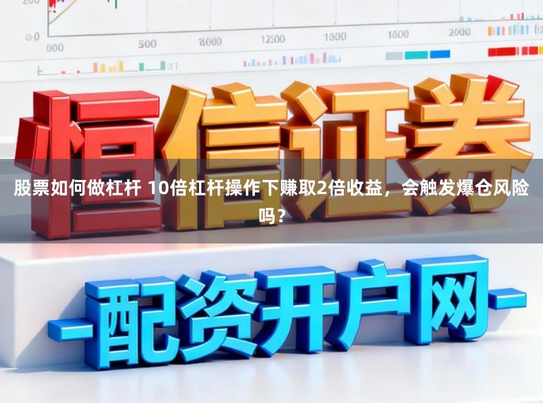 股票如何做杠杆 10倍杠杆操作下赚取2倍收益，会触发爆仓风险吗？