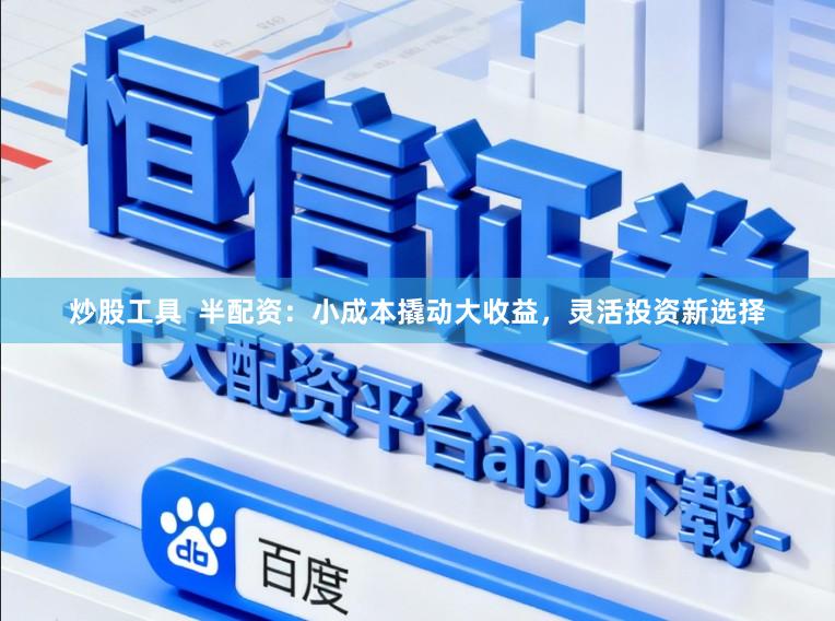 炒股工具  半配资：小成本撬动大收益，灵活投资新选择